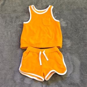 Cat & Jack Terry shorts and pocket tank top
